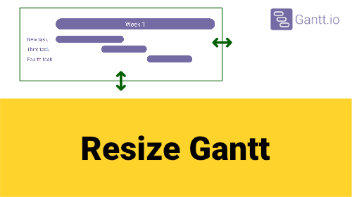 Resize your Gantt