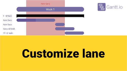 Customize lane