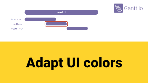 Adapt UI colors